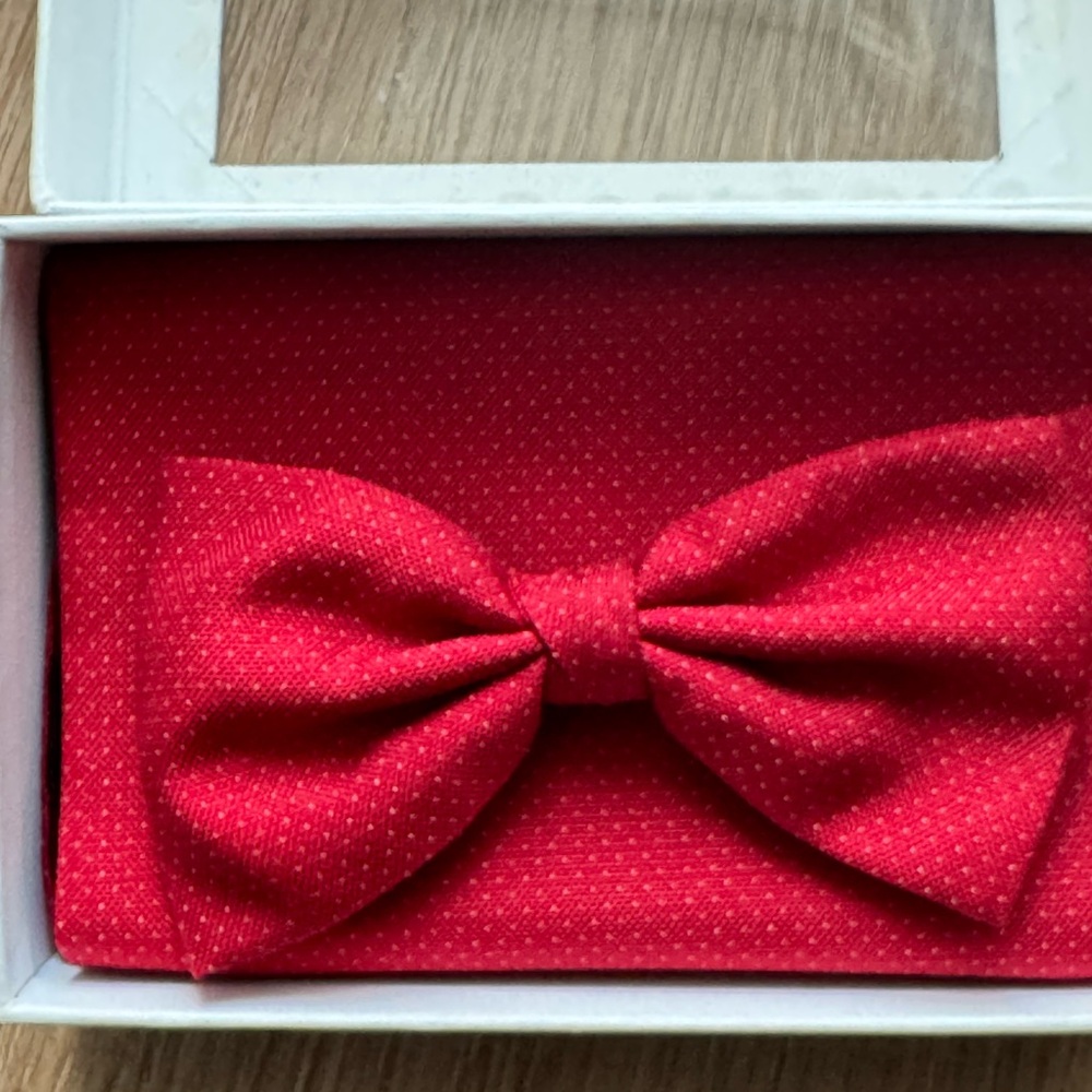 Calvin Klein Red Bow Tie